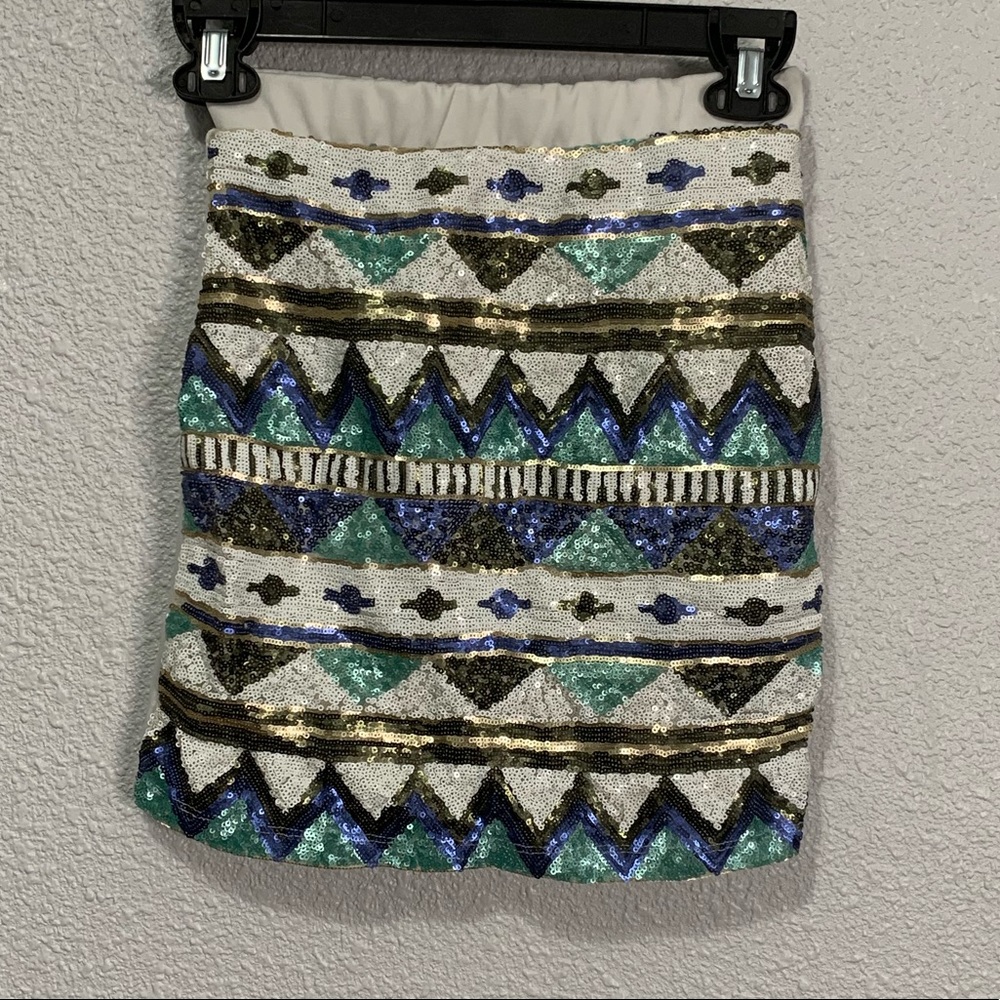 Sequin skirt